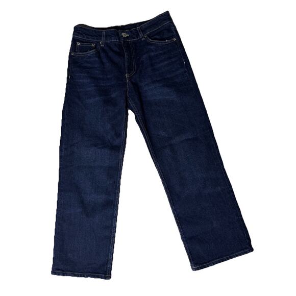 NEW ZARA WOMENS STRAIGHT LEG MEDIUM DENIM JEANS SZ 6 - Picture 1 of 3